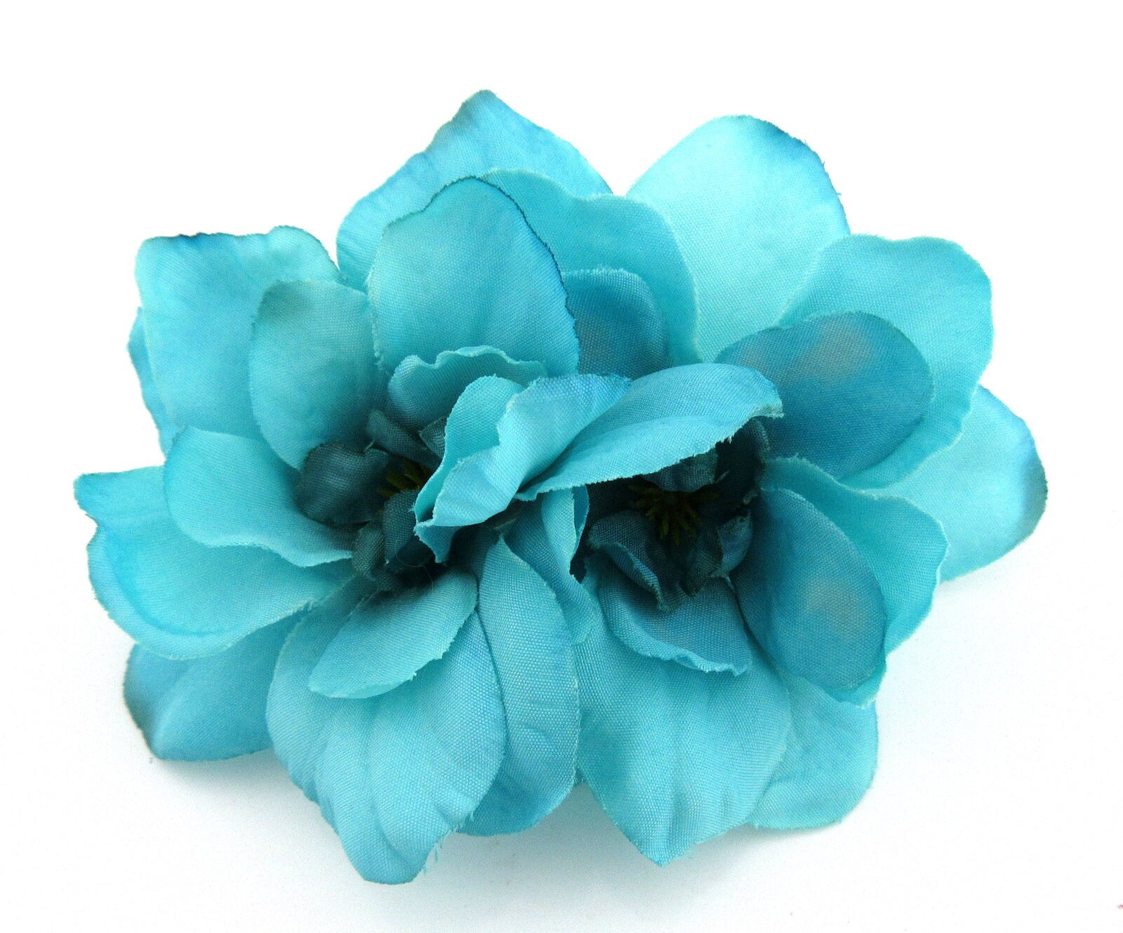 Doppel-Aquamarin-Türkis-Seide, Apfelblüte, Blumenbrosche Doppel-Aquamarin-Türkis-Seide, Apfelblüte, Blumenbrosche von oceansEdge11
