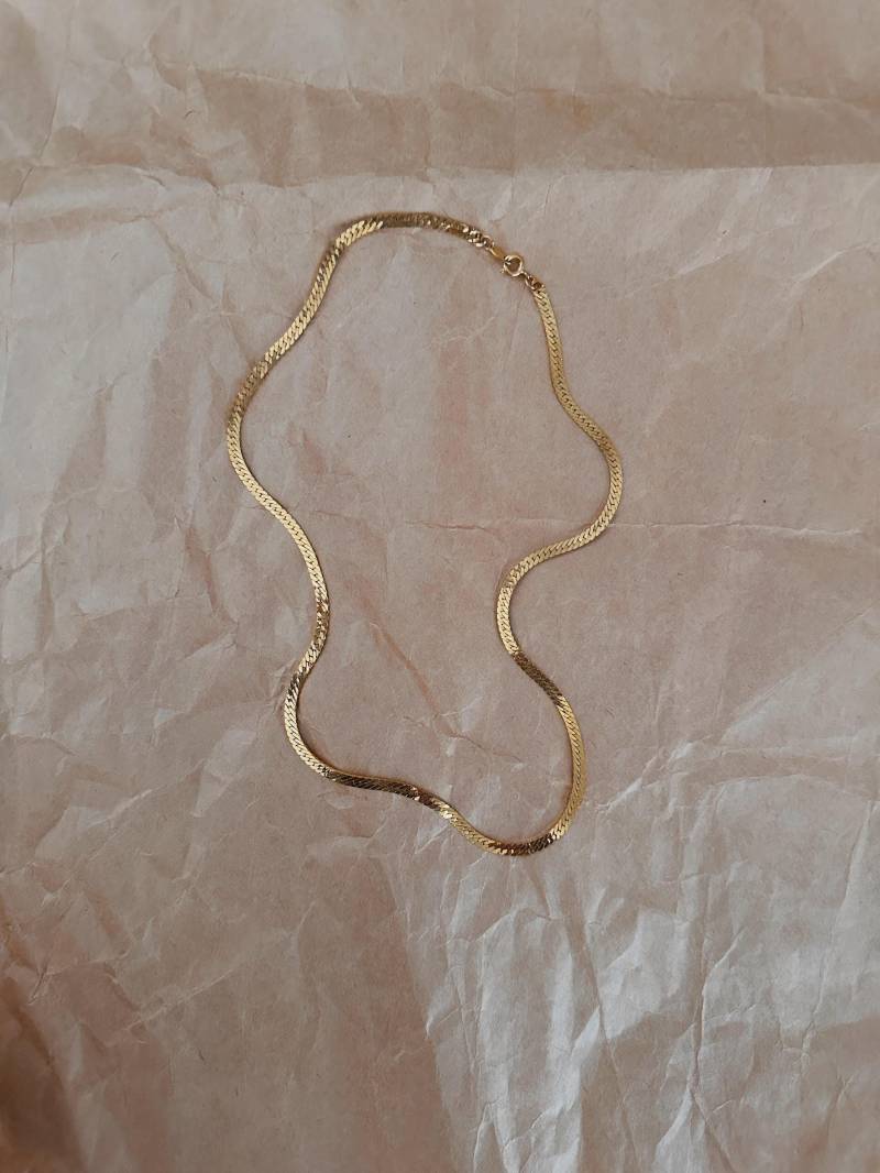 Flache Fischgrätenkette von odevintageshop