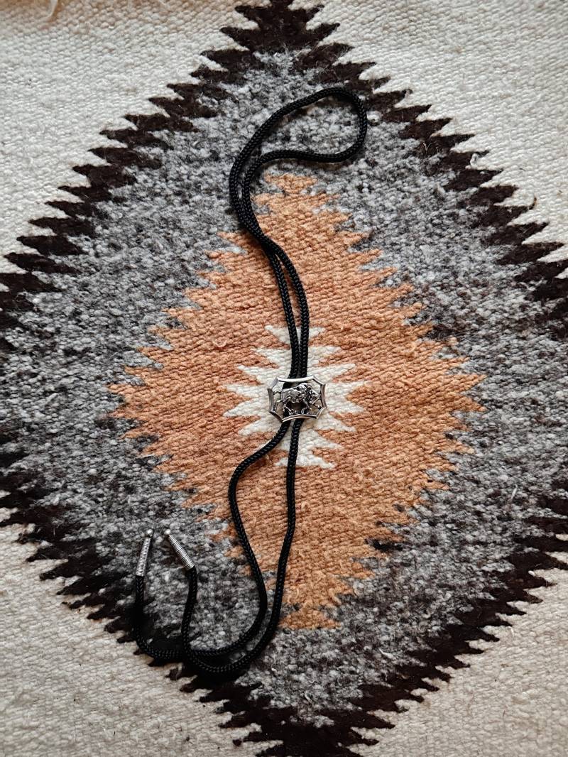 Vintage Taurus Stier Silber Bolo Vintage Taurus Stier Silber Bolo von odevintageshop