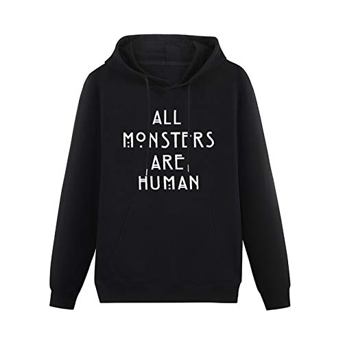 Men's Hoodies American Horror Story All Monsters Are Human Sweatshirt Pullover Classic Hoody XL von oeste