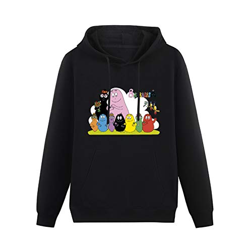 oeste Men's Hoodies Barbapapa Logo Sweatshirt Pullover Classic Hoody XL von oeste