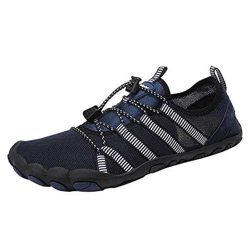 Barfußschuhe für Herren, Fußgewölbe-Passform, tiefe Ösen, Poolschuhe, leicht, schnell trocknend, rutschfest, einfach zu schließen, breite Passform, Turnschuhe, perfekt für Strand, Pool, Wassersport Barfußschuhe für Herren, Fußgewölbe-Passform, tiefe Ösen, Poolschuhe, leicht, schnell trocknend, rutschfest, einfach zu schließen, breite Passform, Turnschuhe, perfekt für Strand, Pool, Wassersport von ofeirhz