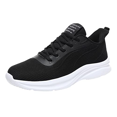 Laufschuhe für Herren, rutschfest, stabiler Griff, Sicherheitstrainer, Arch Fit, Schnürung, Basketballschuhe, weich gepolstertes Fußbett, Wanderschuhe, Netzfutter, athletischer Trainer für Laufschuhe für Herren, rutschfest, stabiler Griff, Sicherheitstrainer, Arch Fit, Schnürung, Basketballschuhe, weich gepolstertes Fußbett, Wanderschuhe, Netzfutter, athletischer Trainer für von ofeirhz