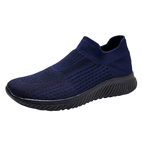 Slip-On-Sneaker für Herren, Netzfutter, atmungsaktiv, Barfußschuhe, Luftpolster, bequem, schwarz, Fußgewölbe-Passform, leicht zu schließen, Plantarfasziitis, Schuhe für Frühling, Sommer, Wandern Slip-On-Sneaker für Herren, Netzfutter, atmungsaktiv, Barfußschuhe, Luftpolster, bequem, schwarz, Fußgewölbe-Passform, leicht zu schließen, Plantarfasziitis, Schuhe für Frühling, Sommer, Wandern von ofeirhz
