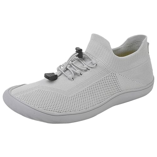 Slip On Sneakers Herren Arch Fit Barfußschuhe Weich Gepolstertes Fußbett Weite Passform Turnschuhe Rutschfest Leicht Zu Schließen Walkingschuhe Leicht Atmungsaktiv Flach Trainer Frühling Sommer von ofeirhz