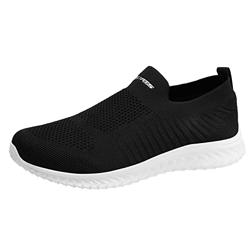 Slip On Sneakers Herren Arch Fit Easy Close Walkingschuhe Mesh-Futter Atmungsaktiv Barfußschuhe Rutschfeste Weite Passform Turnschuhe Weich Gepolstertes Fußbett Athletic Trainer Frühling Sommer von ofeirhz