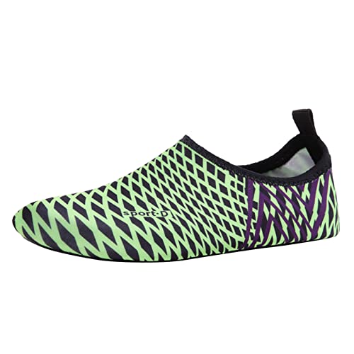 Wasserschuhe für Herren, rutschfest, leicht zu schließen, Barfußschuhe, knöchelfrei, schnell trocknend, leicht, weite Passform, Turnschuhe, perfekt für Strand, Pool, Wassersport und Wasserschuhe für Herren, rutschfest, leicht zu schließen, Barfußschuhe, knöchelfrei, schnell trocknend, leicht, weite Passform, Turnschuhe, perfekt für Strand, Pool, Wassersport und von ofeirhz