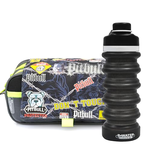 office box Colorline Federmäppchen, geräumige Innenfächer mit individuellem Reißverschluss, waschbar und sehr strapazierfähig, Pitbull+bwater, Modisch von office box