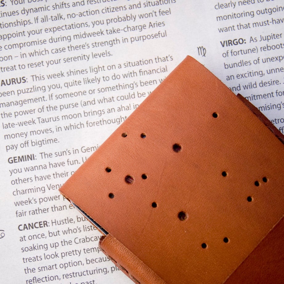 sternzeichen Monogramm - Gestanztes Constellation von officeofminordetails