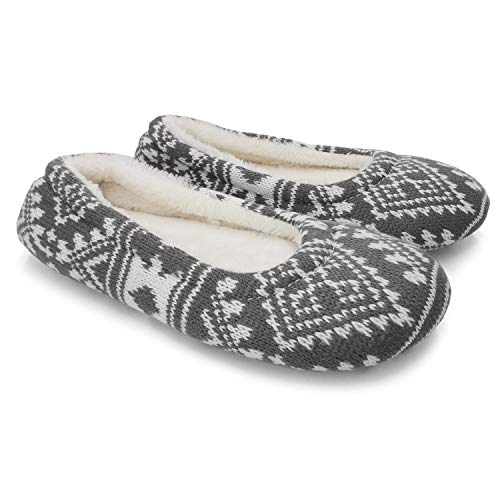 ofoot Damenschuhe, Damenballett-Indoor Slipper, Super Soft Warm Velvet Lined, Anti-Skid House Schuhe ofoot Damenschuhe, Damenballett-Indoor Slipper, Super Soft Warm Velvet Lined, Anti-Skid House Schuhe von ofoot