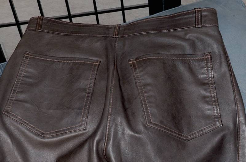 Lederjeans Vintage Butterweichem Nappaleder Gr. 44 - 46 Braun Helle Nähte 1970 Lederjeans Vintage Butterweichem Nappaleder Gr. 44 - 46 Braun Helle Nähte 1970 von ogStyleShop