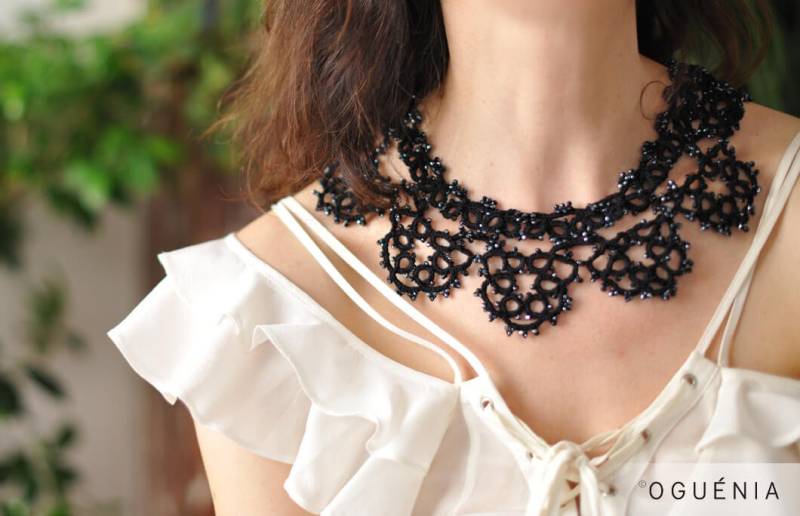 Occhi-Spitzen-Halsketten-Juwel Occhi-Spitzen-Halsketten-Juwel von ogueniaetsestresors