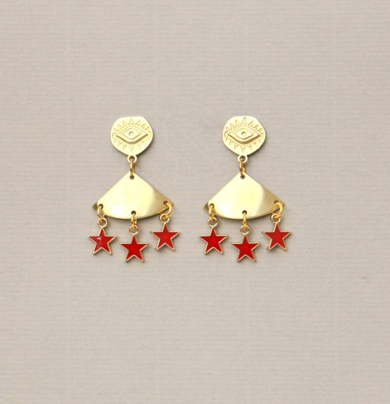 Boho Stern Ohrringe Hängend von ohfunky