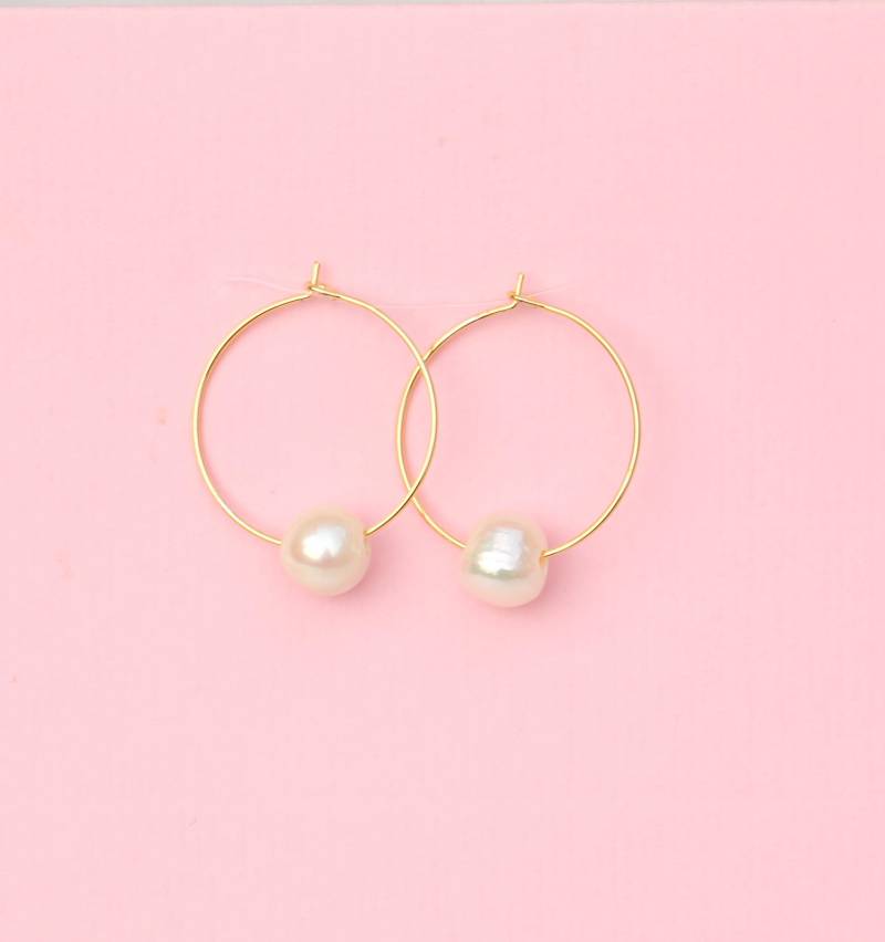 Creolen Mit Süßwasserperle von ohfunky