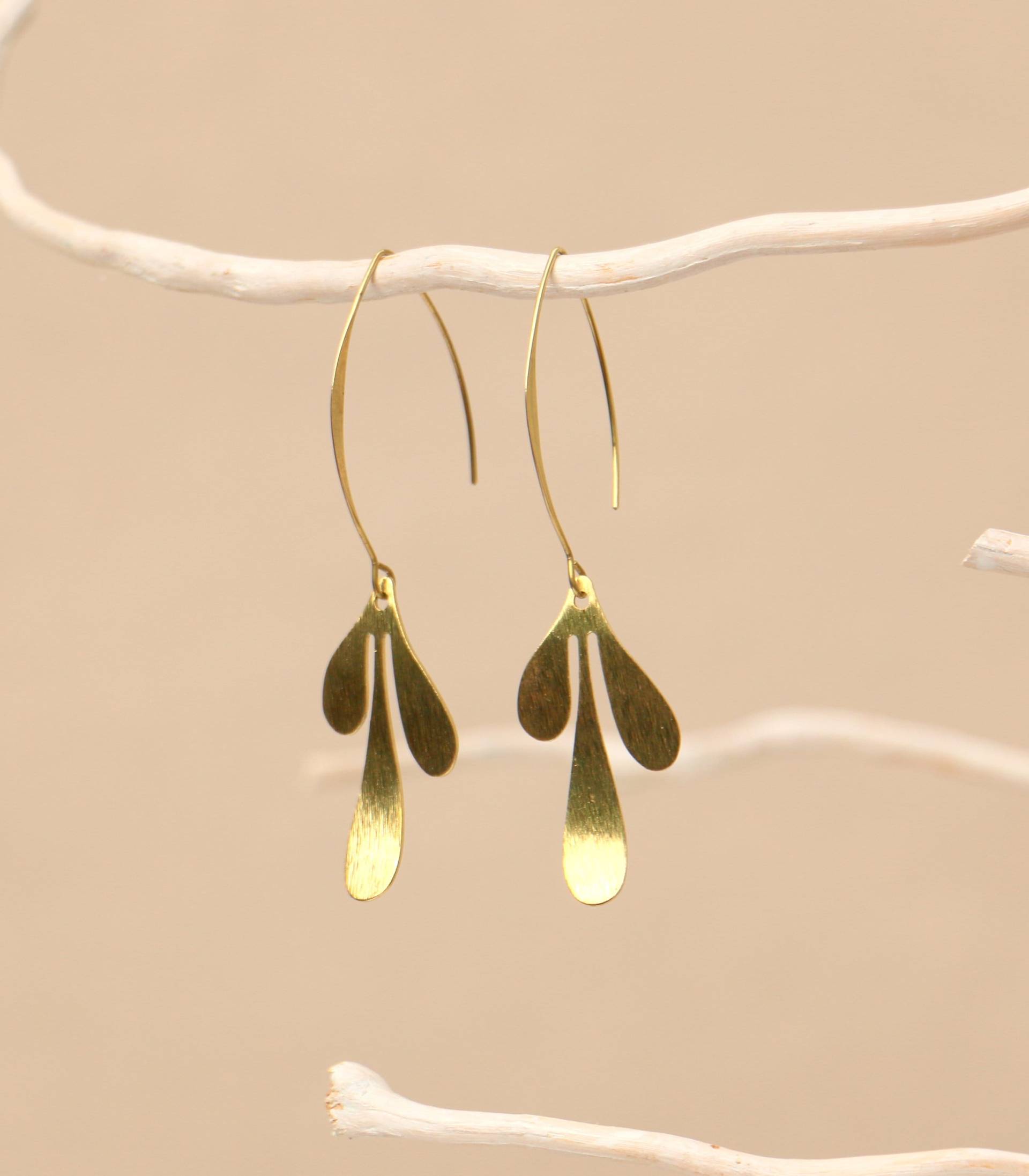 Elegante Hängeohrringe Aus Messing von ohfunky