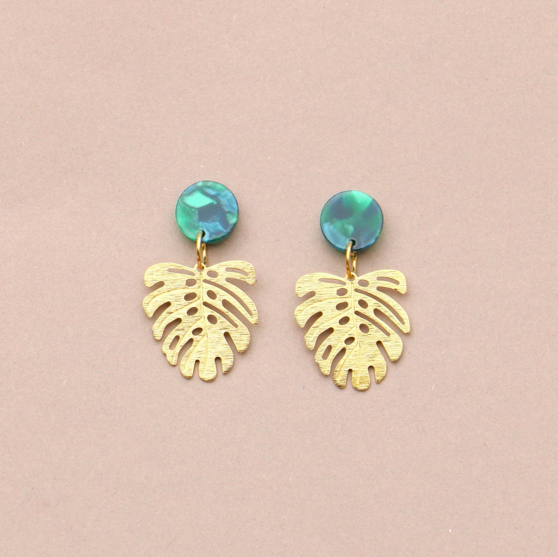 Monstera Blatt Ohrringe von ohfunky