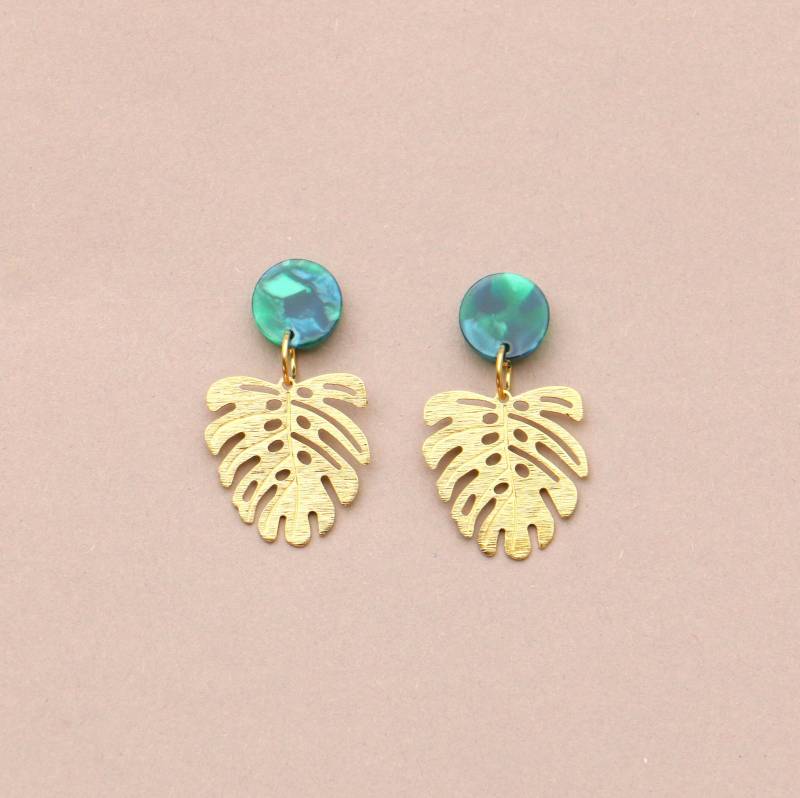 Monstera Blatt Ohrringe von ohfunky