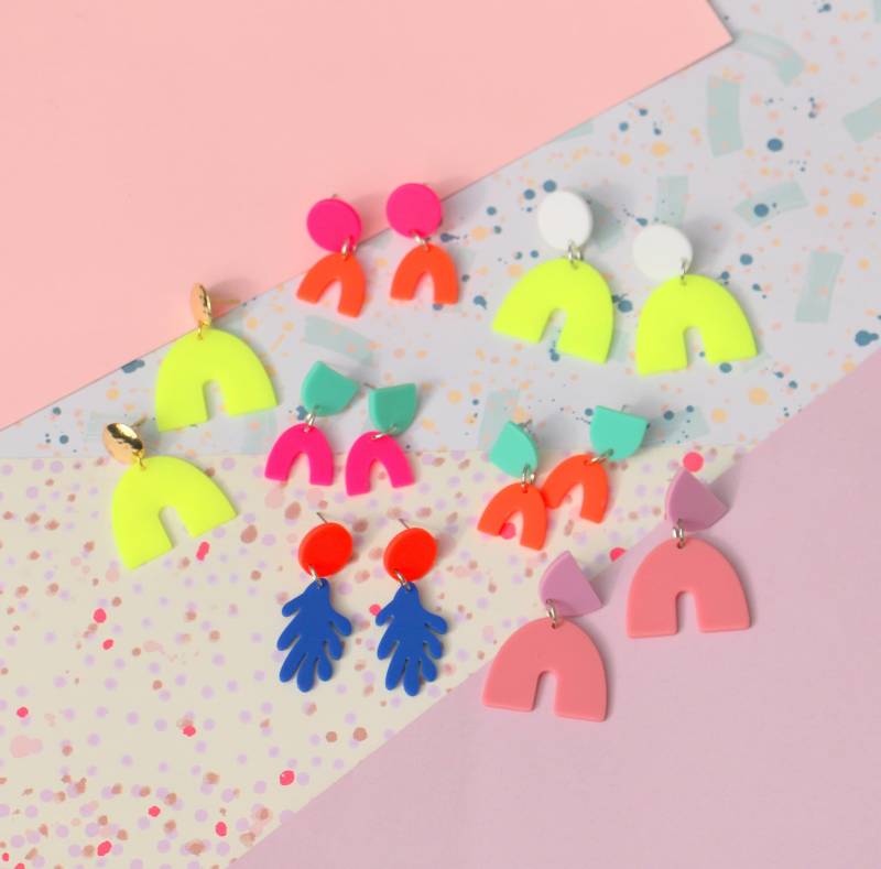 Ohrringe Neon Pop von ohfunky