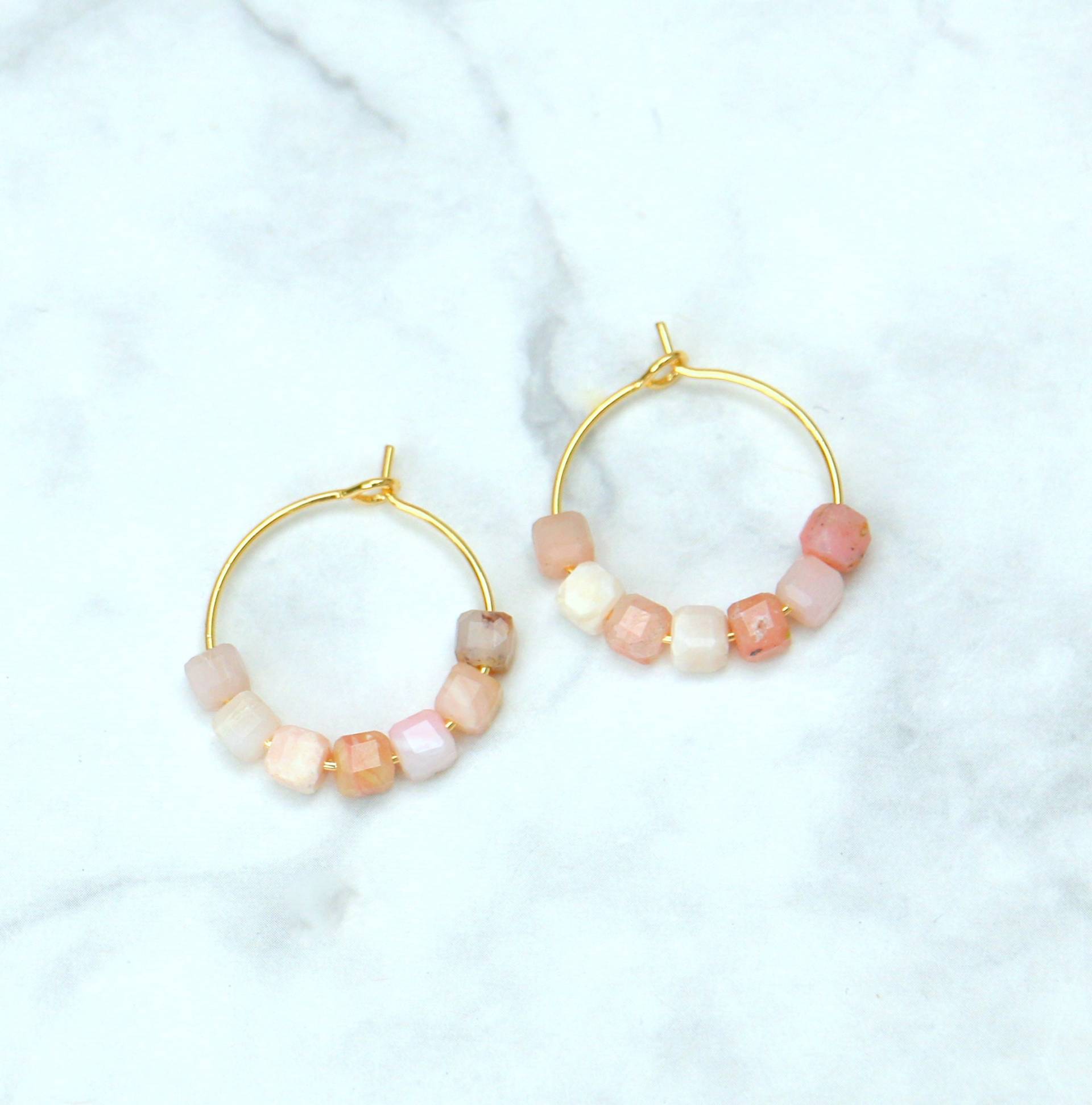 Pink Opal Ohrringe von ohfunky