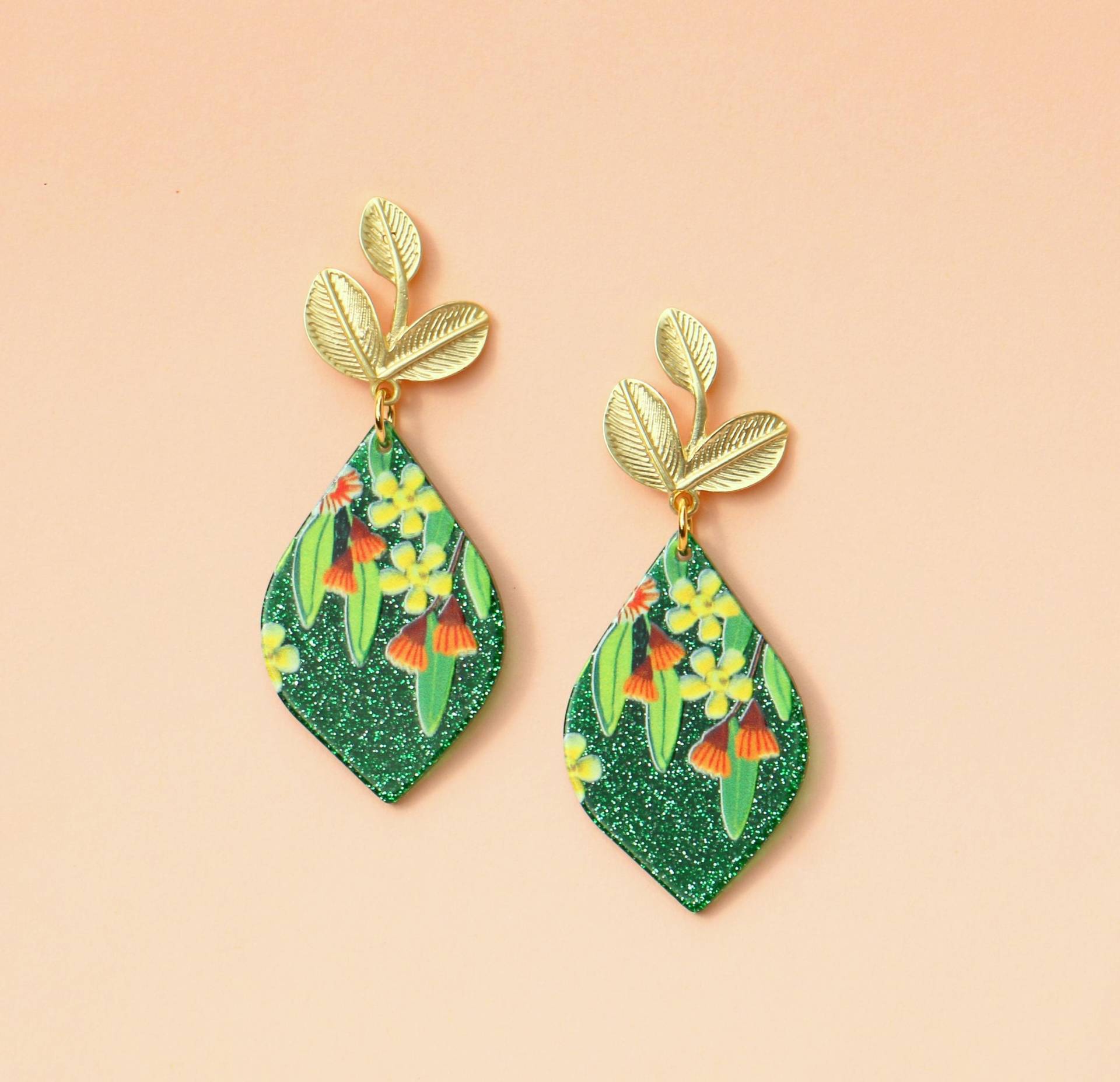 statement Hängeohrringe Let It Bloom von ohfunky