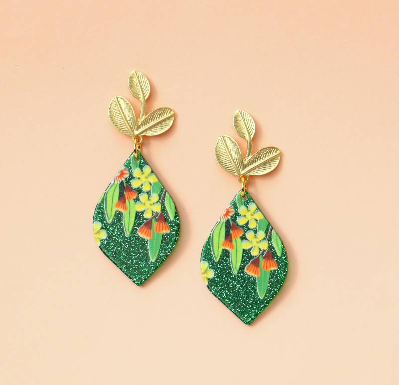 statement Hängeohrringe Let It Bloom von ohfunky