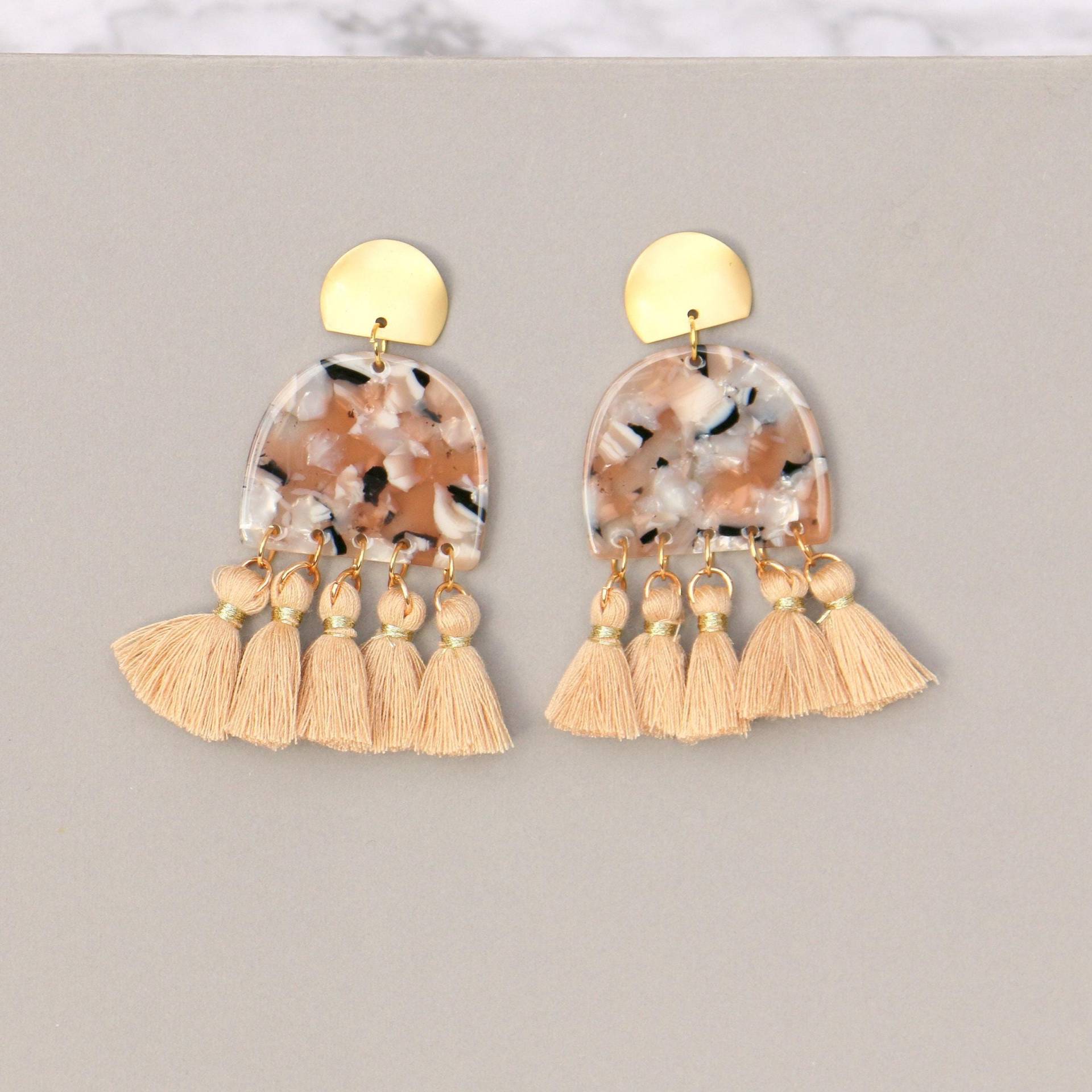 statement Ohrringe Mit Quasten von ohfunky