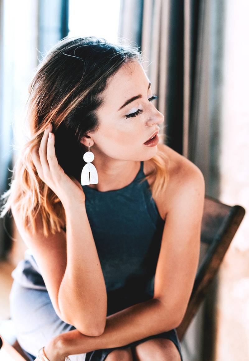 Silber-Bogen-Ohrring | Moderne Minimal Statement Ohrringe Arktis Bogen Silber-Bogen-Ohrring | Moderne Minimal Statement Ohrringe Arktis Bogen von ohlittlefoxes