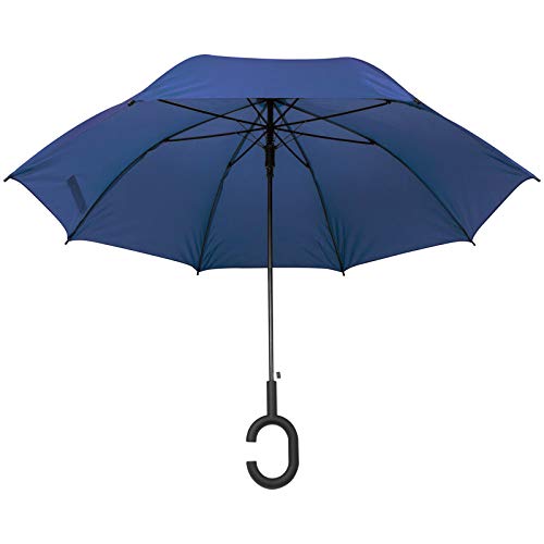 Regenschirm "Hände frei" / Farbe: blau von ohne Markename