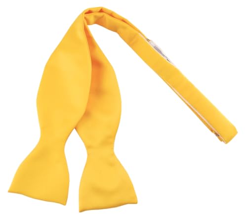 TigerTie Selbstbinder - Querbinder Fliege aus 100% Polyester, Farbe gelb sonnengelb - Qualität in Satin TigerTie Selbstbinder - Querbinder Fliege aus 100% Polyester, Farbe gelb sonnengelb - Qualität in Satin von TigerTie