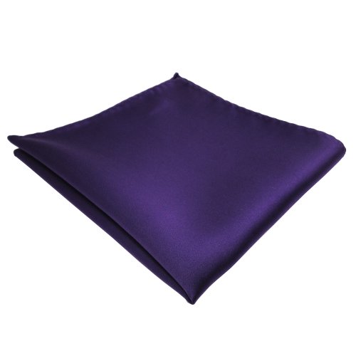 TigerTie Designer Einstecktuch in lila dunkellila violett einfarbig uni TigerTie Designer Einstecktuch in lila dunkellila violett einfarbig uni von TigerTie