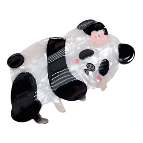 Panda-Haarklammer für Damen und Mädchen, schöne Tier-Haarnadeln, Kiefer-Clip, Haarspangen für Mädchen, Pferdeschwanz-Halter, Haarschmuck von ohodhmnu