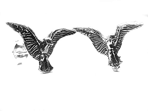 Ohrstecker Adler, Vogel Echt Silber (925-Silber) Neu von ohrsteckerking