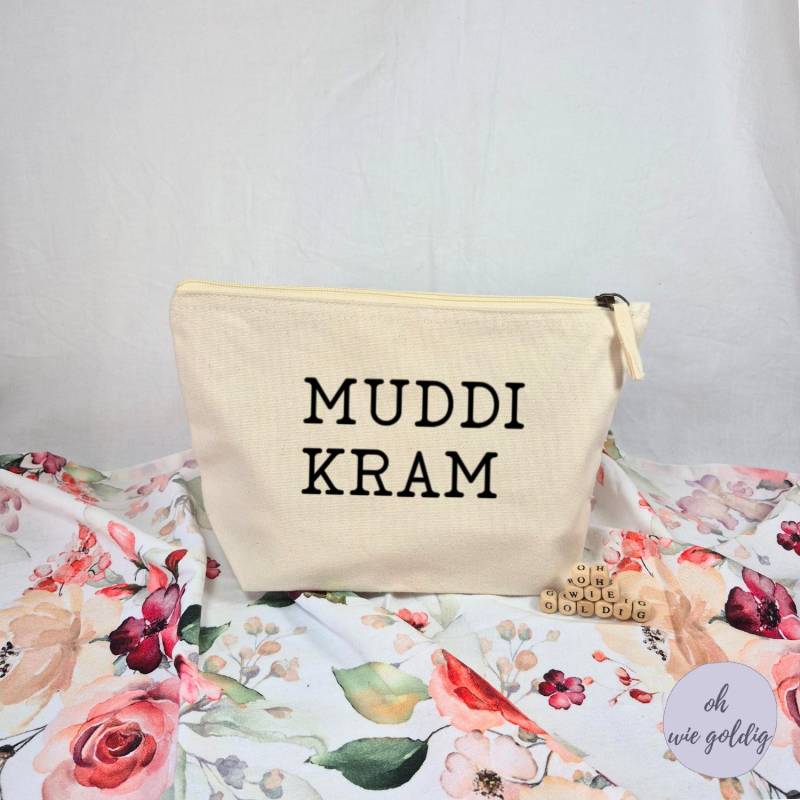 Täschchen Muddi Kram | Etui Mama Geschenk Zur Geburt Freundin Täschchen Muddi Kram | Etui Mama Geschenk Zur Geburt Freundin von ohwiegoldig