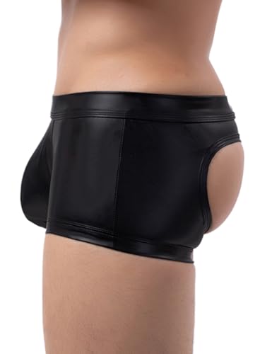 ohyeahlady Sexy Ouvert Slip Mann Dessous Herren Sissy Kleidung für Crossdresser Gay Unterwäsche Erortische Jocksrap Große Größen Reizwäsche Unterhosen Pouch Underwear PU Leder Briefs Schwarz XL ohyeahlady Sexy Ouvert Slip Mann Dessous Herren Sissy Kleidung für Crossdresser Gay Unterwäsche Erortische Jocksrap Große Größen Reizwäsche Unterhosen Pouch Underwear PU Leder Briefs Schwarz XL von ohyeahlady