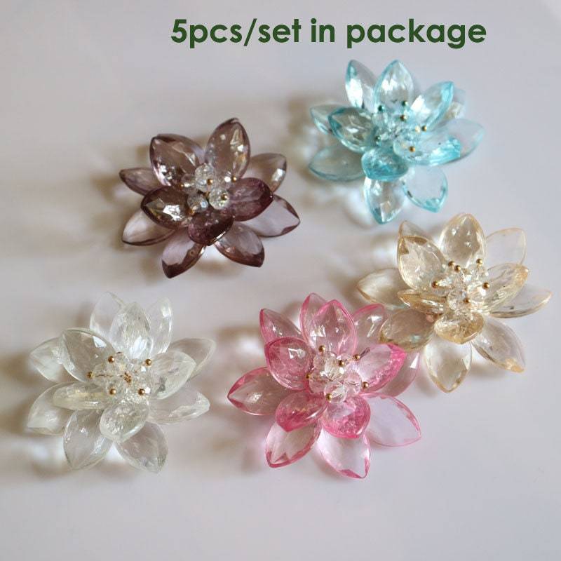 Ausverkauf 5 Teile/Los Blumen Handgemachte Rhinestone Perlen Aufnäher Für Kleidung Diy Pailletten Stickerei Applikation Dekorative Parches von okahome