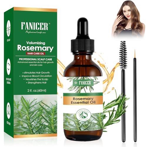 60 ml Rosemary öl Haare, Rosmarinöl Haare für gesundes Haare, für Frauen & Männer geeignet von okalabandee