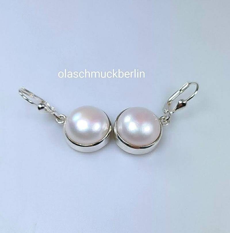 Handgefertigte Silberohrhänger Mit Perle Handgefertigte Silberohrhänger Mit Perle von olaschmuckberlin