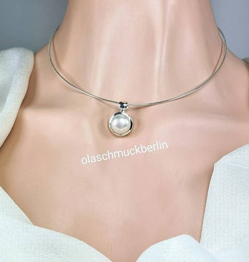 Silber Anhänger Mit Süßwasserperle von olaschmuckberlin