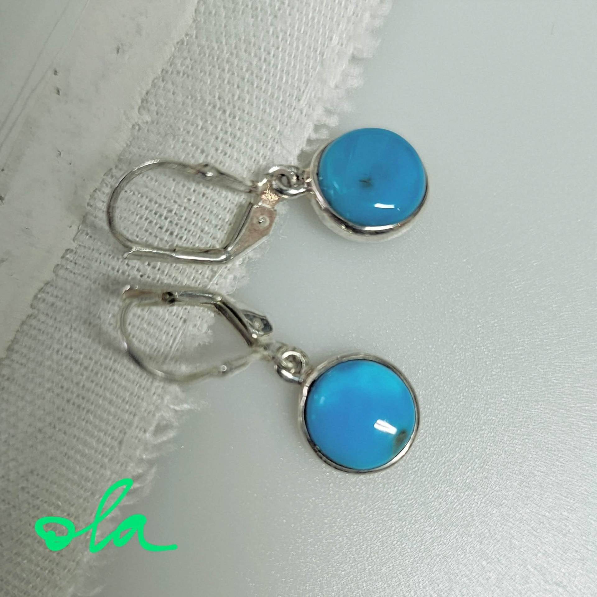 Silber Ohrringe Mit Türkis von olaschmuckberlin