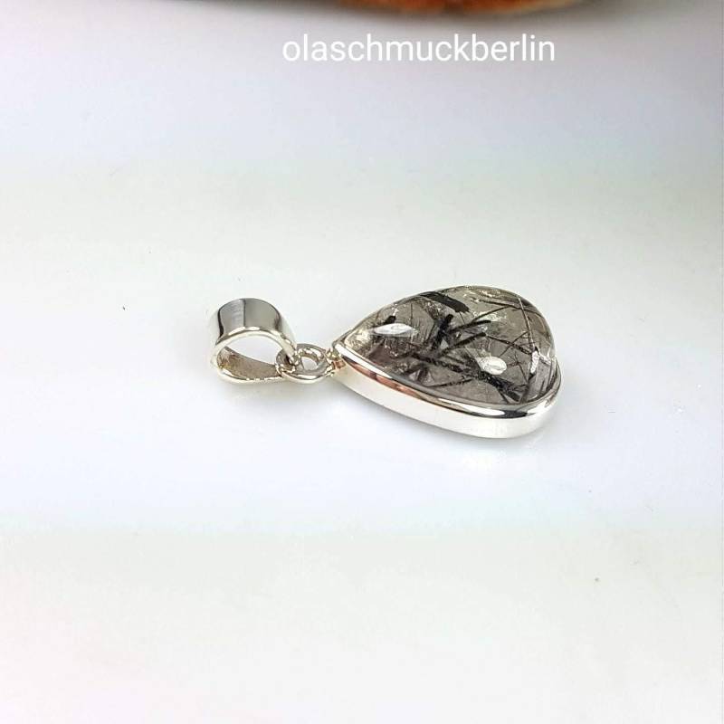 Silberanhänger Mit Turmalinquarz // 1, 0 von olaschmuckberlin