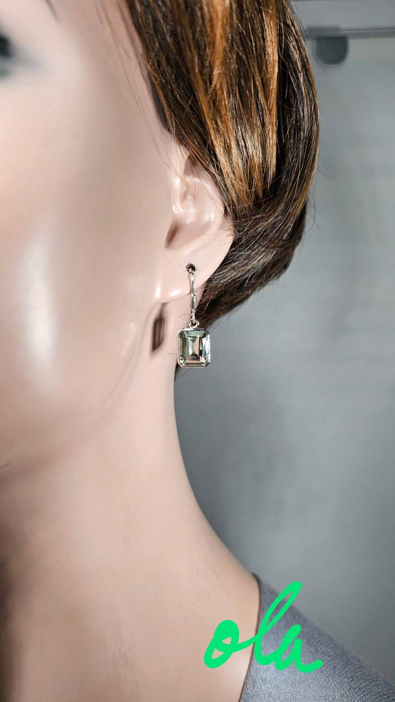 Silberohrringe Mit Prasiolith von olaschmuckberlin