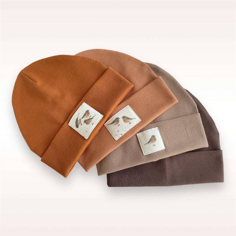 Beanie, Hipsterbeanie, Rotkehlchen, Verschiedene Farben Beanie, Hipsterbeanie, Rotkehlchen, Verschiedene Farben von olchenOHL
