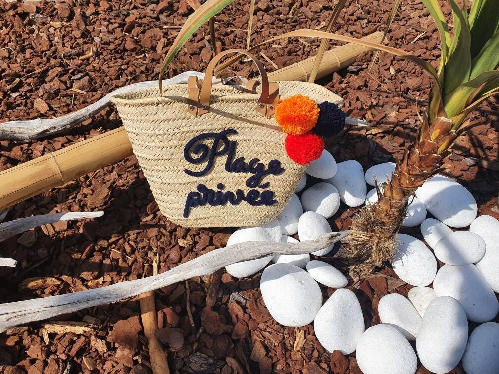 Großer, Individuell Gestaltbarer Strandkorb Aus Gestricktem Stroh von olgaetc