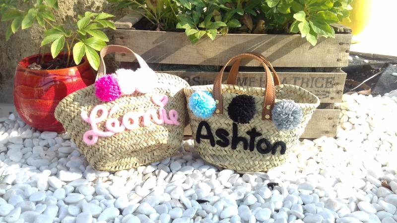 Kleiner Strohkorb Für Baby Mädchen Oder Junge Mit Personalisiertem Vornamen Aus Wollstrick Kleiner Strohkorb Für Baby Mädchen Oder Junge Mit Personalisiertem Vornamen Aus Wollstrick von olgaetc