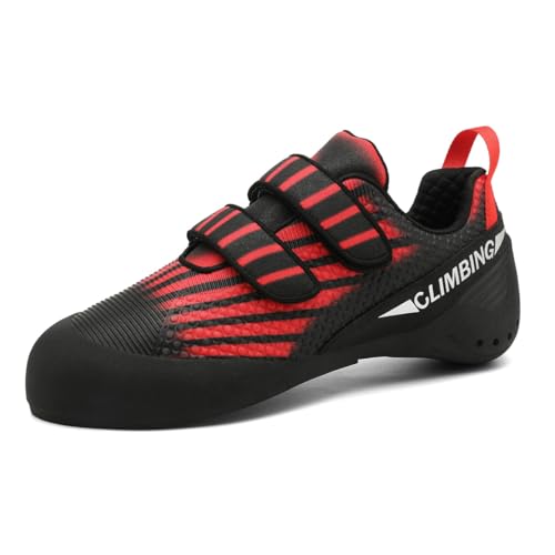 omcam Damen Kletterschuhe Atmungsaktiv rutschfest Bouldern Sport Fitness Sneaker Indoor Outdoor,Schwarz,39 EU omcam Damen Kletterschuhe Atmungsaktiv rutschfest Bouldern Sport Fitness Sneaker Indoor Outdoor,Schwarz,39 EU von omcam