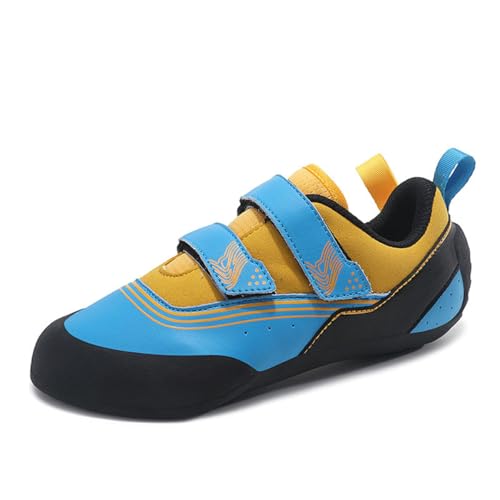 omcam Kletterschuhe, Leichte rutschfeste Indoor-Boulder-Turnschuhe Mesh Atmungsaktive Sportschuhe Für Männer Frauen Teenager,Blau,38 EU omcam Kletterschuhe, Leichte rutschfeste Indoor-Boulder-Turnschuhe Mesh Atmungsaktive Sportschuhe Für Männer Frauen Teenager,Blau,38 EU von omcam