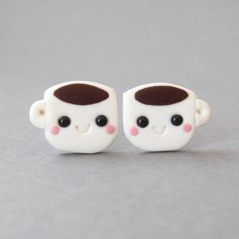 Weihnachtsohrringe, Weihnachtsschmuck, Weihnachtsgeschenk-Ideen, Weihnachtsbecher, Lebensmittel-Ohrringe, Miniatur-Essen-Schmuck, Weihnachtsgeschenke von omifimo