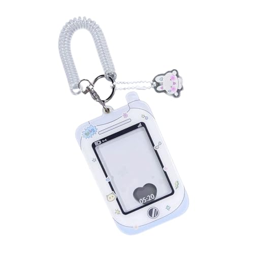 Cartoon Kartenhalter Kreditkartenhülle Abdeckung Beschützer Mit Dem Anhänger Keychain Acryl Fotokartenhalter Für Frauenbusskartenhalter Cartoon Kartenhalter Acryl Fotokartenhalter Für Schüler von omiinitio