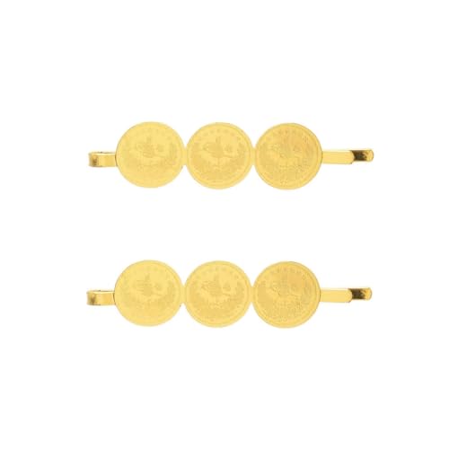 Ethnische Haarclip Mit Goldener Münze Ethnisches Haar Accessoires Metall Frauen Mädchen Haarwäsche Handgefertigt Osmanische Brautjungfern Geschenk von omiinitio