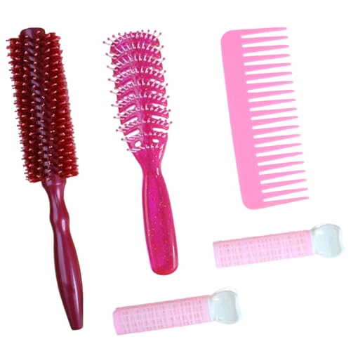 Haarbürste Für Männer 5pieces Haarbürste & Styling Comb Set Professionelle Friseurwerkzeuge Zum Styling Der Pflege Und Entwirrung Der Pflege von omiinitio